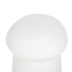 Acheter Beliani Pouf TIOGA Blanc Bouclé 45 cm 45 cm