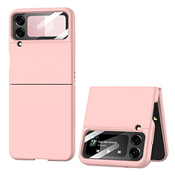 Coque en silicone GKK pour votre Samsung Galaxy Z Flip4 5G - rose