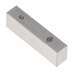 Mesure de jauge de bloc en acier simple Calibre de bloc standard spécial jauge 6 mm