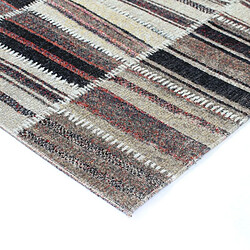 Avis Thedecofactory VINTAGE IN&OUT - Tapis pour intérieur et extérieur rayures marron 80x200