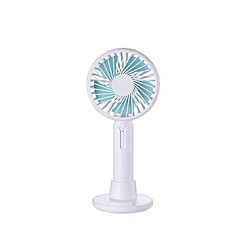 YP Select Support de téléphone portable Mini Fan Handheld Portable Fan - Blanc 99X38X220mm