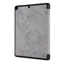 Avis Wewoo Housse Étui Coque Etui à rabat en silicone à texture horizontale pour iPad de 10,2 pouces avec support et fente stylo Gris