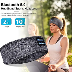 GUPBOO Casque sans fil Bluetooth bande de sommeil écouteurs de musique doux élastique confortable musique écouteur casque pour fort