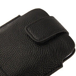 Avis Wewoo Coque noir pour Samsung Galaxy Note II / N7100 / i9220 écouteurs Housse en cuir universelle avec poche