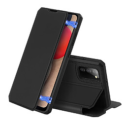 dux ducis skin x etui type bibliotheque pour samsung galaxy a02s eu noir