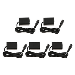 5pcs Batterie Factice Adaptateur De Coupleur Np-fw50 Dc Pour Sony A7m2 A7s A7r A7