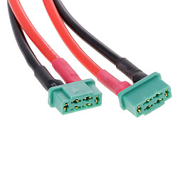 T-Prise Male à Deans à Male Adaptateur MPX Câble de Connecteur en Silicone 14AWG