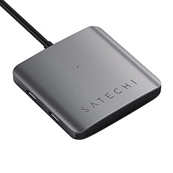 Hub USB C vers 4x ports USB-C Vitesse de transfert 5 Gbps Satechi Gris