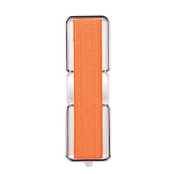 Wewoo Support Holder Orange pour iPhone, Galaxy, , Xiaomi, LG, HTC et tablettes 2 en 1 de adhésif universel réglable mini + prise de doigt mince, taille: 7,3 x 2,2 x 0,3 cm,