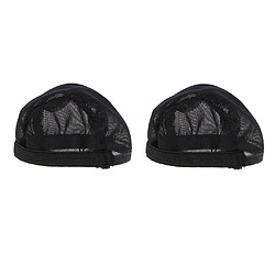 Poupée Perruques Cap Casquette Cap pour 70cm Oncle BJD Fixe-perruque Net DIY Faire Noir