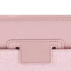 Wewoo Smart Cover rose pour iPad 2 / 3 / 4 Cuir Litchi Texture pliant de haute qualité avec Sleep / Wake-up & fonction de support pas cher