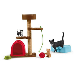 Schleich Farm World - Aire de jeu pour chats adorables