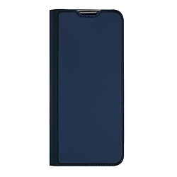 Etui en PU DUX DUCIS avec support et porte-carte, bleu pour votre Oppo Reno7 5G (Global)/Find X5 Lite