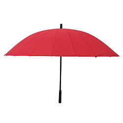 Avis Femmes Hommes Extra Large Manuel Business Golf Coupe-Vent Parapluie Anti-UV Rouge