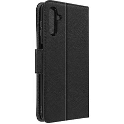 Avizar Étui pour Samsung Galaxy A13 5G et A04s Portefeuille Collection Fancy Style Noir