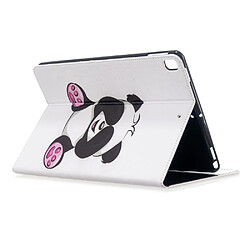 Acheter Etui en PU impression de motifs avec support panda timide pour votre Apple iPad 10.2 (2019)