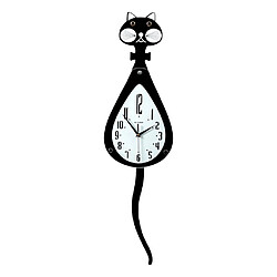 Horloge murale Swing Cat Horloges à pendule sans tic-tac