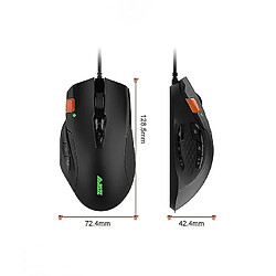 Universal Souris de jeu de bureau compétitives ergonomiques filaires