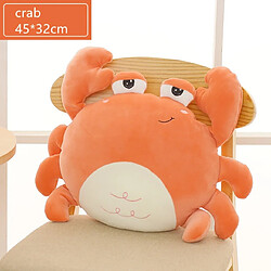 Universal 45 * 32cm crabe riche peluche lit doux poupée confortable dormir avec vous douce poupée net oreiller rouge (rouge)