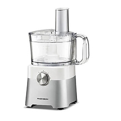 THOMSON - THFP9275 - Robot de cuisine Multifonction - Blender 1.8 L - Bol 2 L - Râpe - 750 watts - Fonction Pulse - Blanc