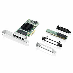 Lenovo 4XC0R41416 carte réseau Ethernet Interne (LENOVO INTEL I350-T4 NETWORK ADAPTER,PCIe 2.1 GIGABIT ETHERNET x 4)