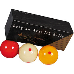 Aramith Jeu de boules de billard Super 61.5mm Pro cup