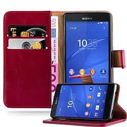 Cadorabo Coque Sony Xperia Z3 COMPACT Etui en Rouge