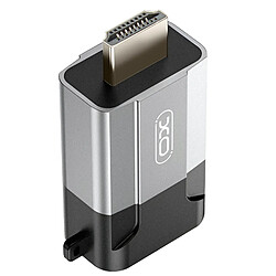 XO Adaptateur Vidéo HDMI Mâle vers VGA Femelle Résolution 1080p Gris