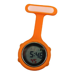 Acheter Horloge Numérique Suspendue Avec Broche Orange