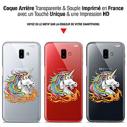 Avis Caseink Coque arrière Samsung Galaxy J6 Plus J6+ (6.4 ) Gel HD [ Nouvelle Collection - Souple - Antichoc - Imprimé en France] Licorne de Feu