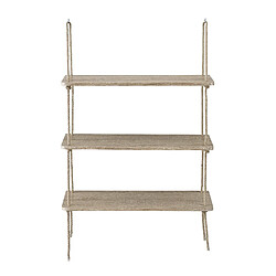 Étagère murale Visby avec 3 tablettes 60 x 24 cm Effet bois [en.casa]