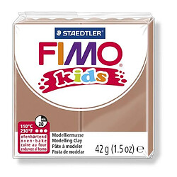 Pâte Fimo Kids 42 g Marron clair 8030.71 - Fimo