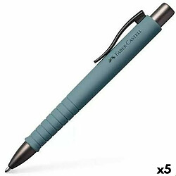 Crayon Faber-Castell Poly Ball XB Gris 5 Unités