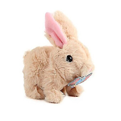 Acheter Universal Bunny jouet de simulation en peluche électrique qui peut sauter ¼ .brownï¼ ‰