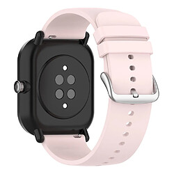 Bracelet en silicone 22mm, sangles réglables, rose pour votre Huami Amazfit GTS 3