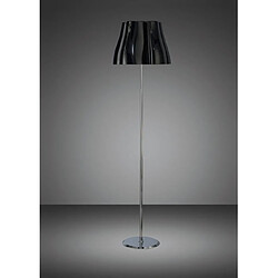 Luminaire Center Lampadaire Miss 3 Ampoules E27, noir brillant/chrome poli