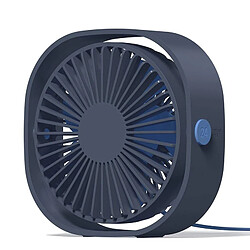 Universal Mini ventilateur de bureau USB 3 vitesses bande de refroidissement personnelle portable 360 rotation angle réglable, bureau maison voyage | ventilateur (noir)