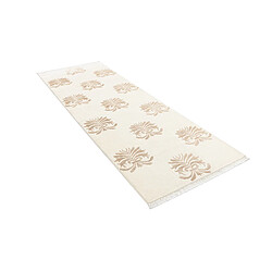 Vidal Tapis de couloir en laine 305x102 beige Darya