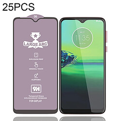 Wewoo Film de verre trempé Pour Motorola Moto G8 Play 25 PCS 9H HD Grand Arc Haute Alumine Plein Écran