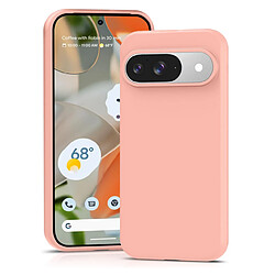 Acheter Htdmobiles Coque pour Google Pixel 9 et 9 Pro 5G - housse etui silicone gel fine + film ecran - ROSE