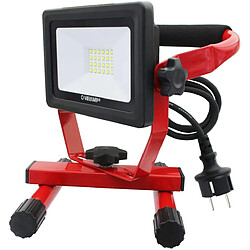 VELAMP LIGHT PAD :projecteur LED, 20W 1600 lumen, IP65, noir. Câble 1,5 m pas cher