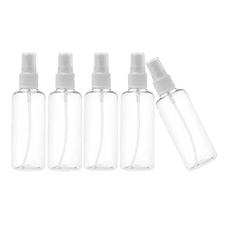 Acheter 50pcs 100ml Bouteilles D'atomiseur Rechargeables Transparentes Avec Bouchon De Pompe Réutilisable