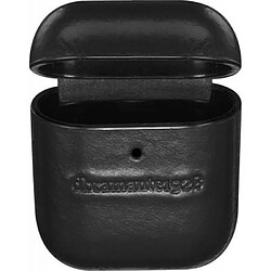 DBRAMANTE1928 Coque pour AirPods Copenhagen en Cuir Noir