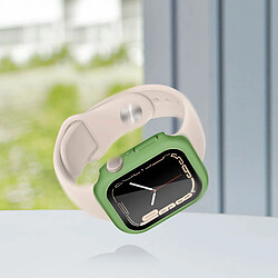 Avis Avizar Coque Apple Watch Serie 7 (45mm) Rigide Ultra-fine Vitre de Protection vert