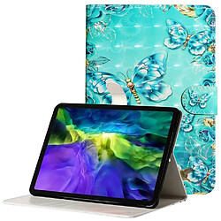 Etui en PU Motif 3D avec support papillon pour votre iPad mini (2021)