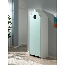 Vipack CASAMI Armoire 1 porte Menthe pas cher