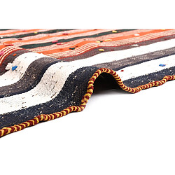 Vidal Tapis de laine 170x153 orange Jajim