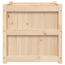 Acheter vidaXL Jardinière d'extérieur 60x60x60 cm bois de pin massif