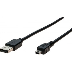 Abi Diffusion Cordon USB 2.0 type A / mini B - 2,0 m