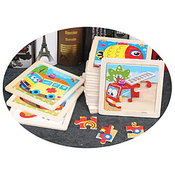 Avis 2 Ensembles de Jigsaw Puzzle Board Cartoon Animaux Modèles Jouets Cognitifs Interactifs pour Les Enfants